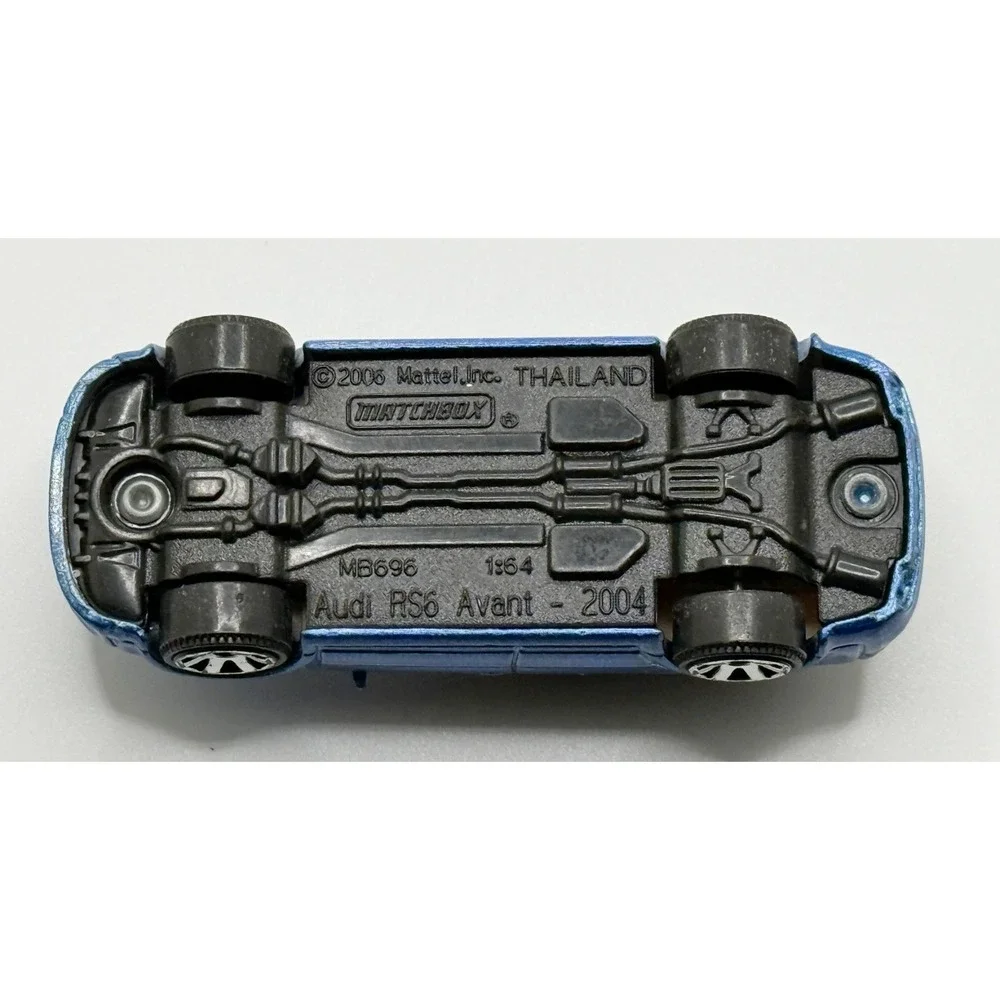 MATCHBOX '04 Audi RS6 Avant 2006‎ Thailand Blue Die-Cast